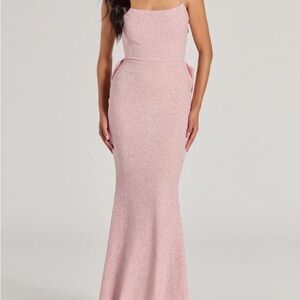 Windsor Sparkling Pink Prom Dress